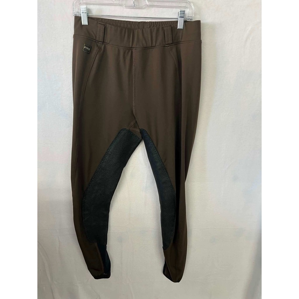 FITS Womens Brown English Riding Tights Full Seat Breeches XL Made in USA